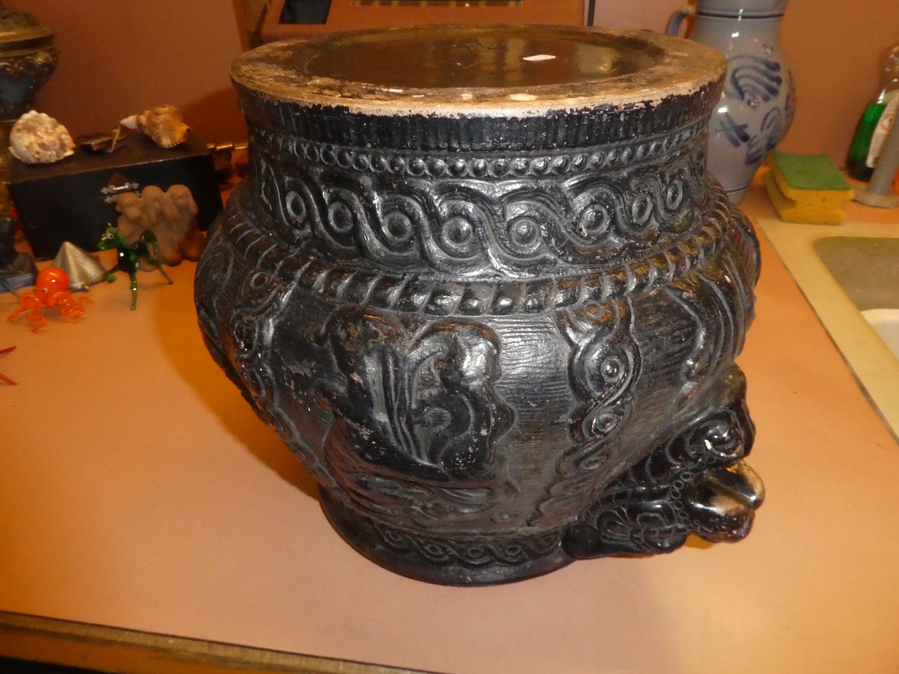 Pentole: Asiatischer Topf mit Drachenmotive – Usato da Chur venduto da Diversico2010 3