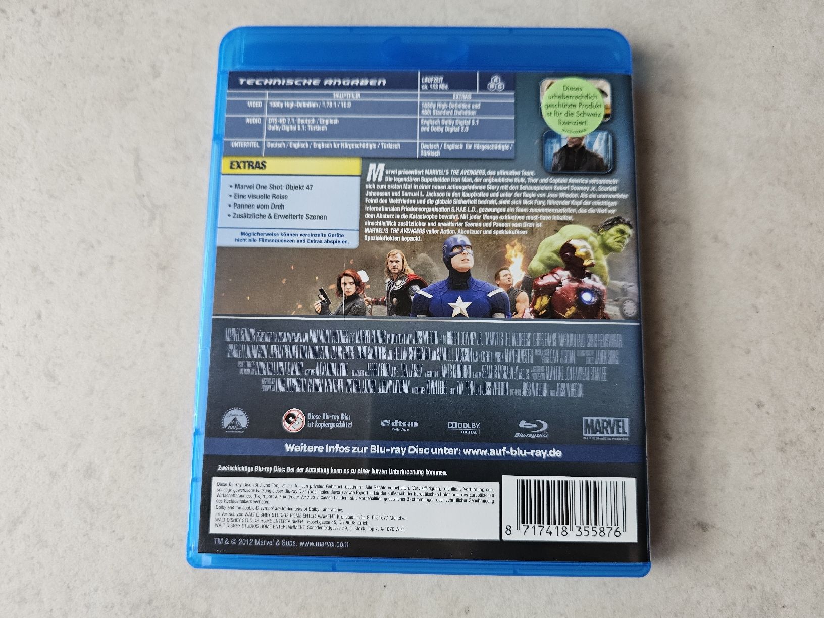 Tutti i DVDs: The Avengers  /  Bluray – Usato da Schneisingen venduto da backstore24 1