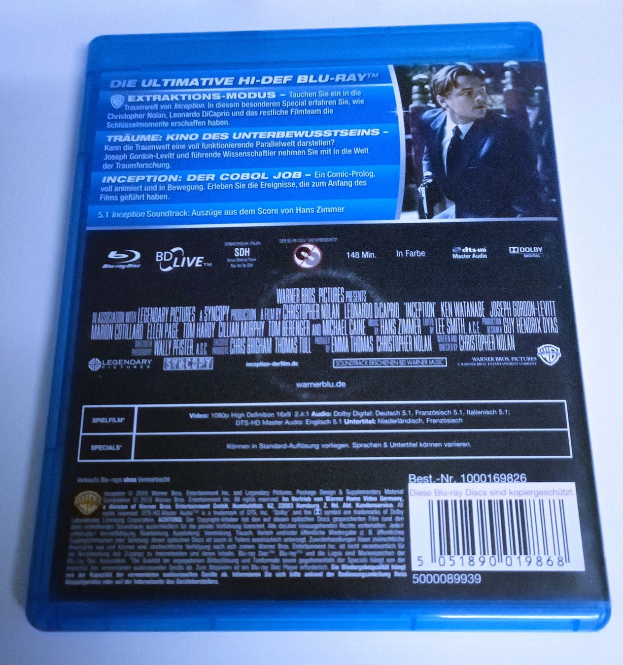 Tutti i DVDs: Inception (2010) – Usato da Köniz venduto da Movieportal007 1