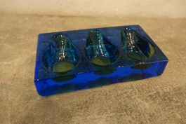 Pfeifenständer aus Glas für 3 Pfeifen