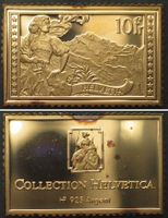 COLLECTION HELVETICA, Hohe Werte 1914-1931, 10 Fr. Jungfrau