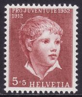 Pro Juventute SBK-Nr. 143 (Knabenbildnis 1952) postfrisch **