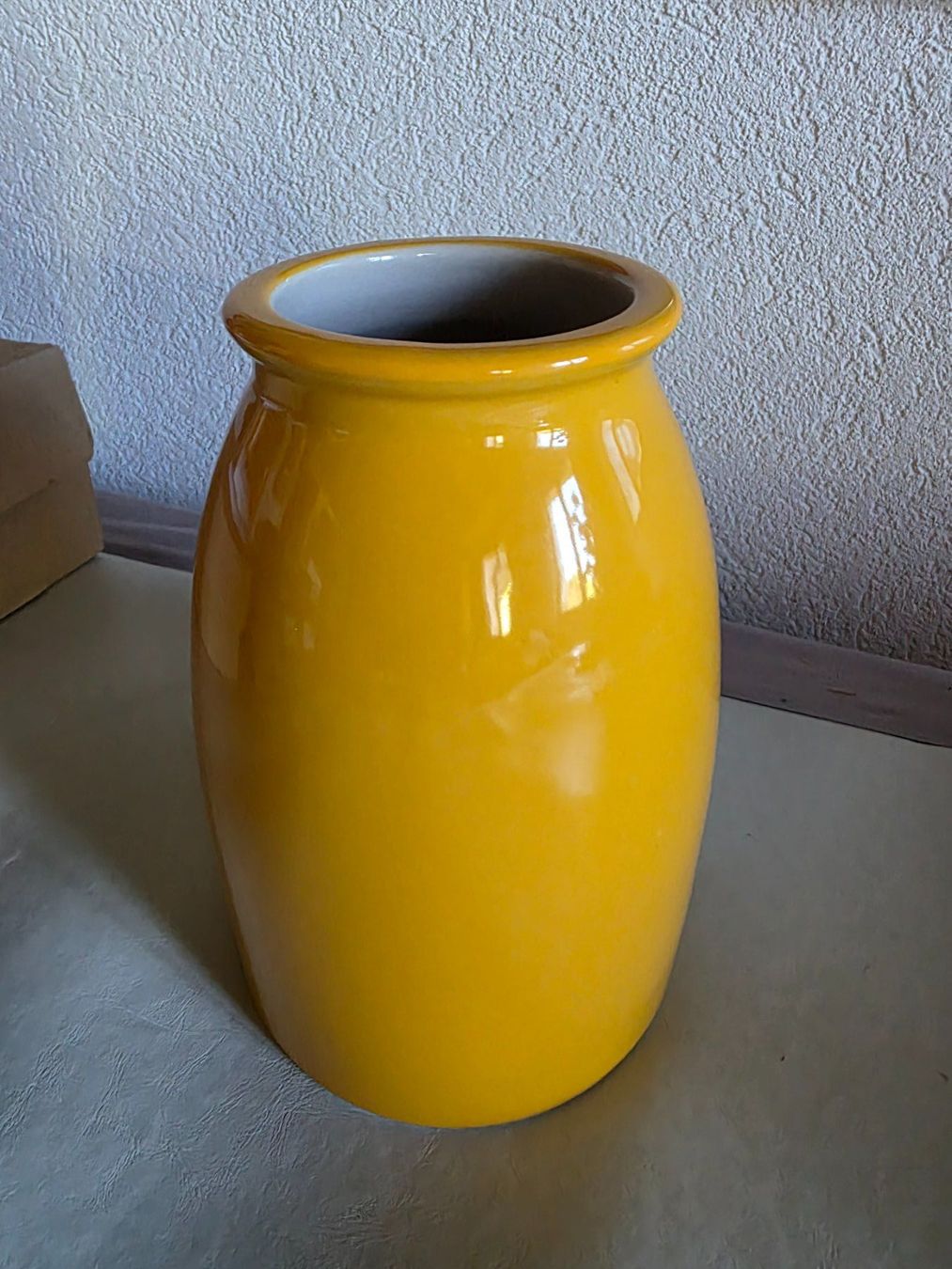 Keramik Vase Senf Gelb IKEA 21 cm (Gebraucht) in Walterswil BE für CHF 5 – mit Lieferung auf Ricardo kaufen