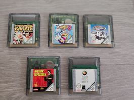 Game Boy Color 5 Spiele Set