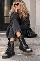 Sehr schönen & stylische Echtleder Schuhe / Boots Gr.41  NEU