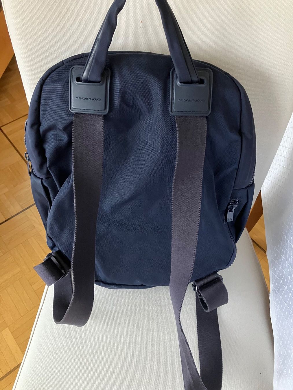 Mandarina Duck Zaini: Rucksack Mandarina Duck, dunkelblau – Usato da Wettingen venduto da Tigabella 1