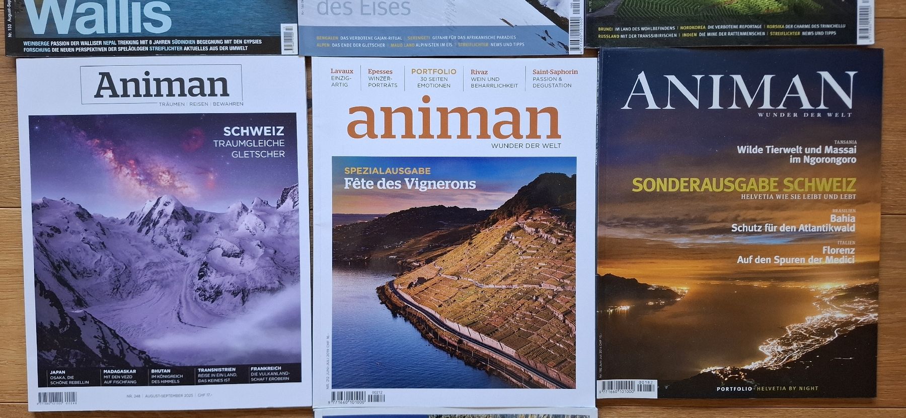 Riviste & Magazine: 7 Animan zur Schweiz, Schweizer Landschaften – Usato da Mellingen venduto da lathei 2