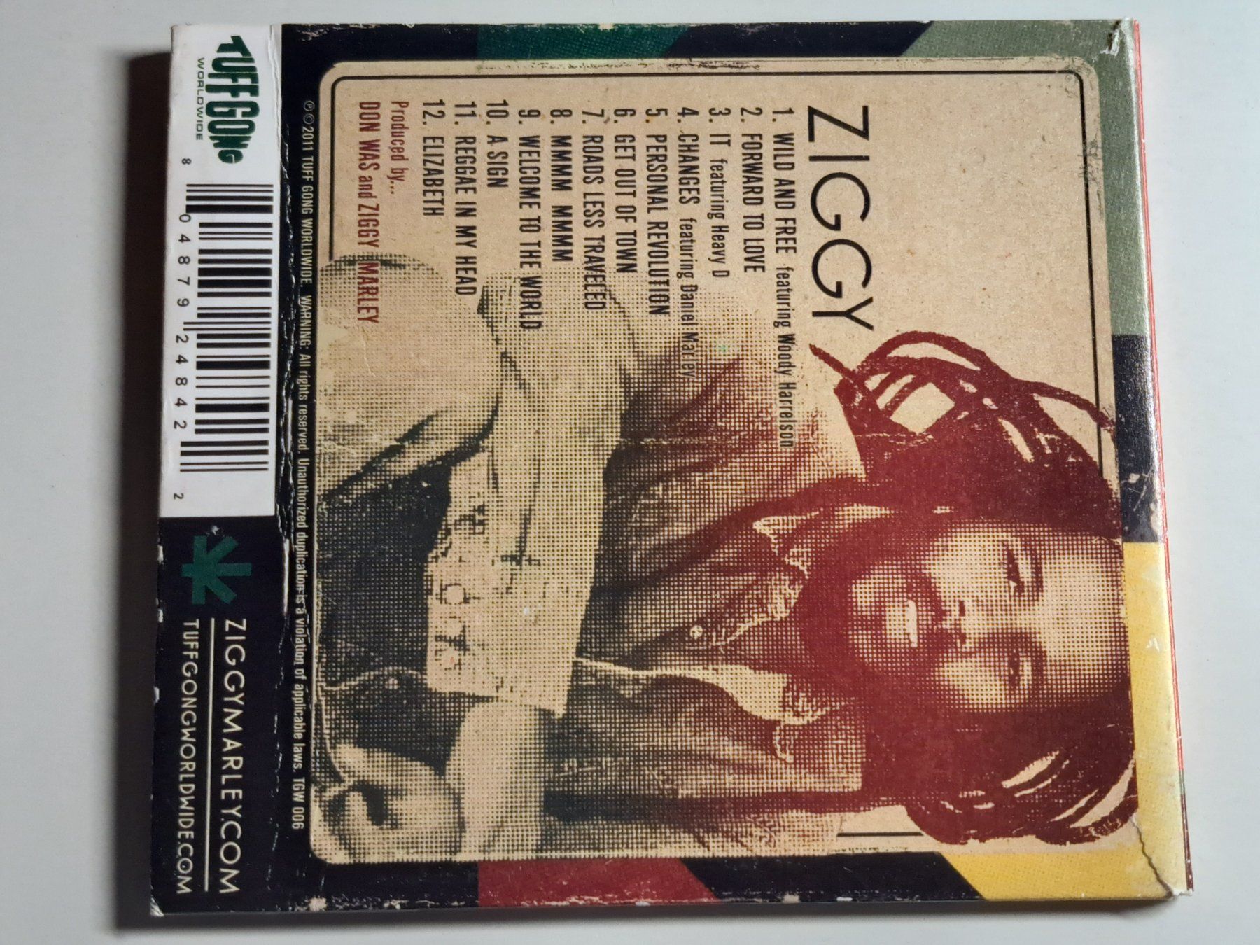 CDs: ZIGGY MARLEY - wild and free – Gebraucht aus Wichtrach von LuckyLuke69 1