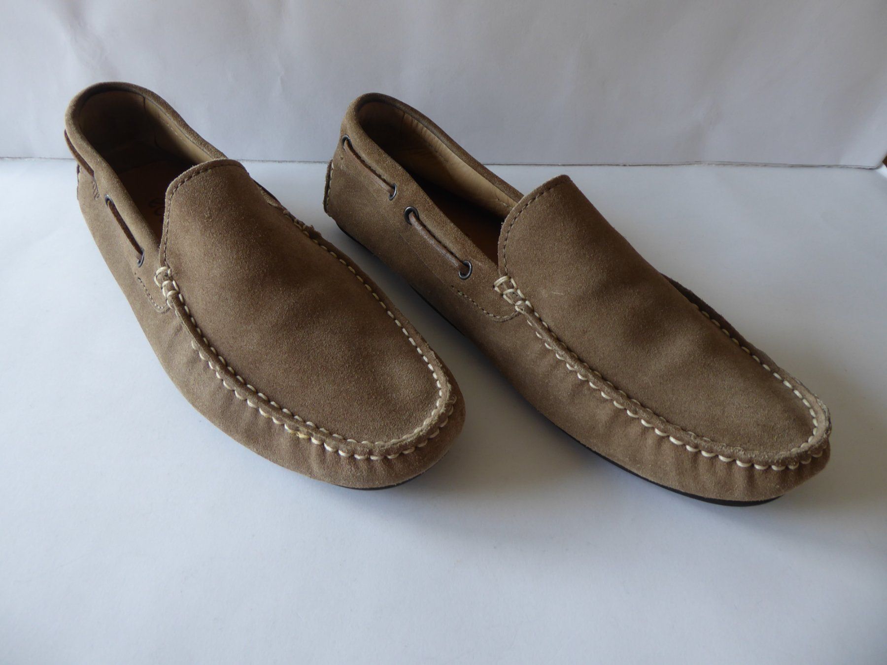 Ecco Herrenschuhe: Mokassins Ecco, Damen oder Herren, Gr. 44, Wildleder – Gebraucht aus Turbenthal von Nautop 1