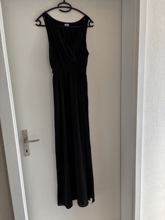 Damen Kleid lang schwarz Grösse S guter Zustand