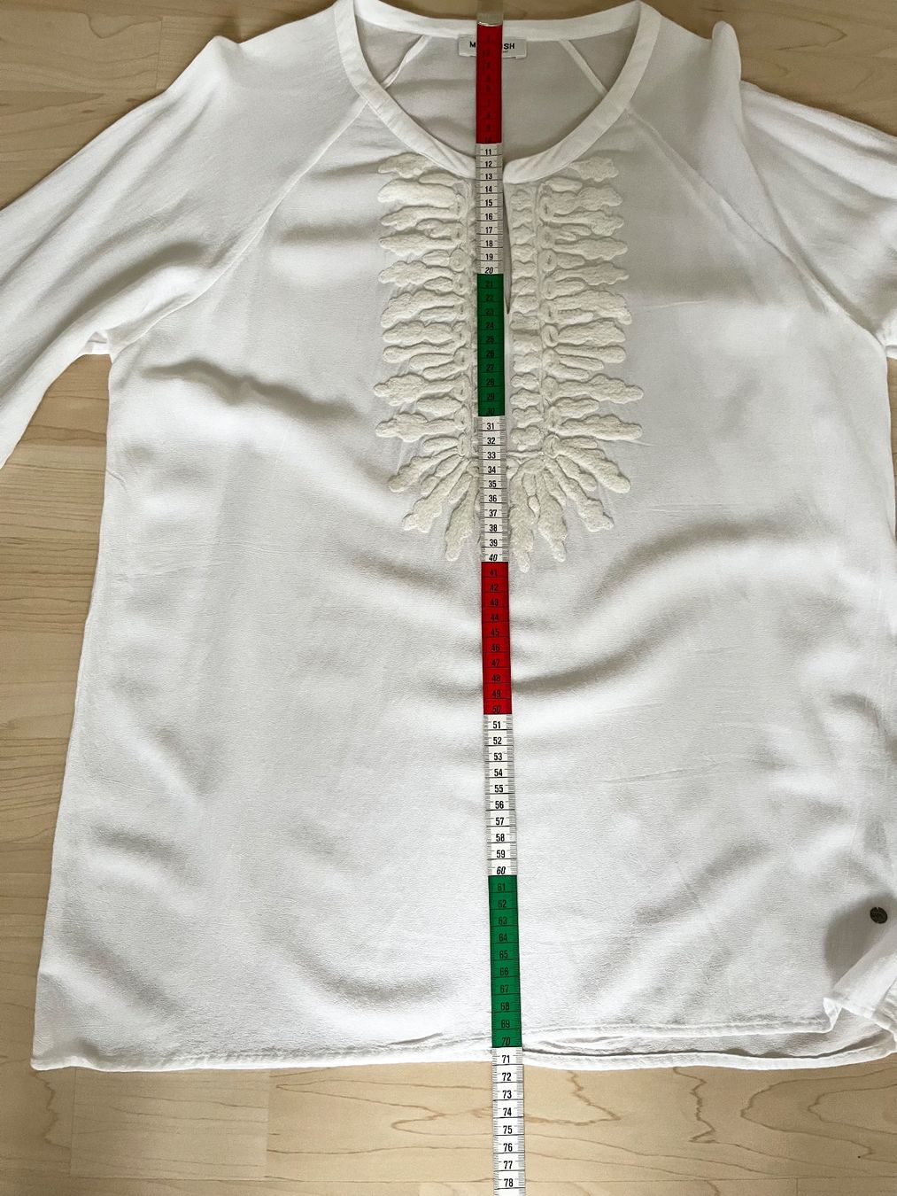 Tuniche: Mos Mosh: Bluse, weit geschnitten, creme, M – Usato da Luzern venduto da ellitussi 7
