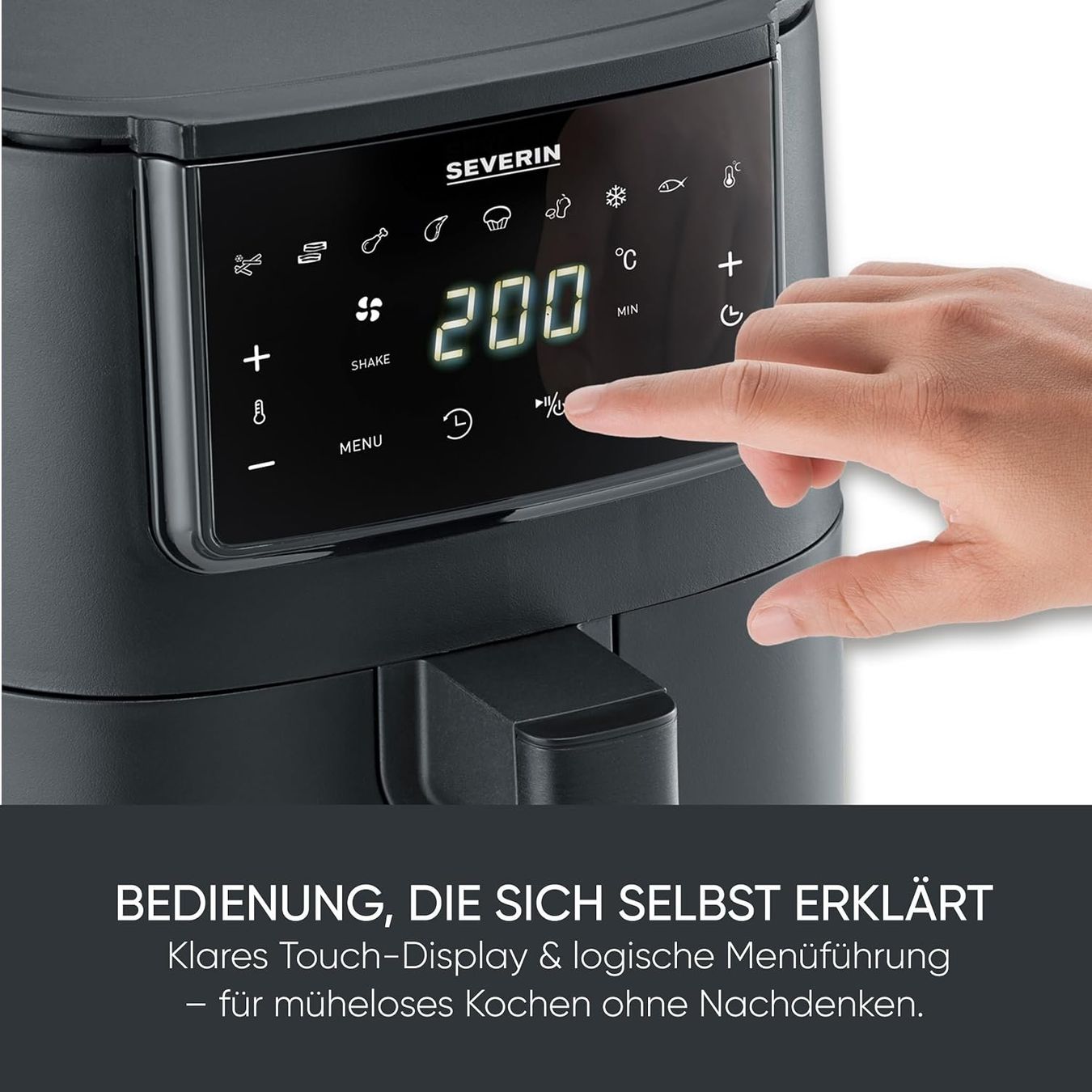 Küchengeräte: Severin Heißluftfritteuse - FR 2461 – Neu und originalverpackt aus Wolfhausen von Castrol-Edge 5