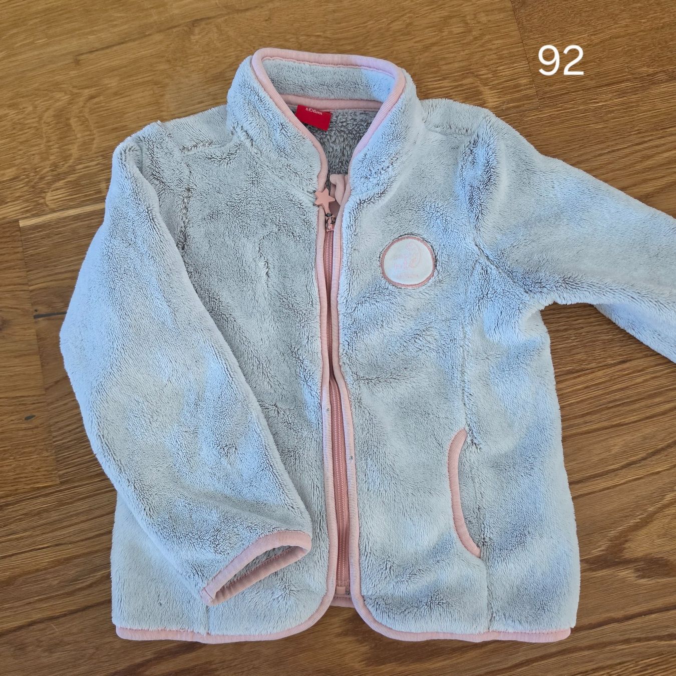 S.Oliver Jacken & Mäntel: s.Oliver Fleecejacke hellblau Grösse 92 gebraucht – Neu (gemäss Beschreibung) aus Gammen von home_brocki