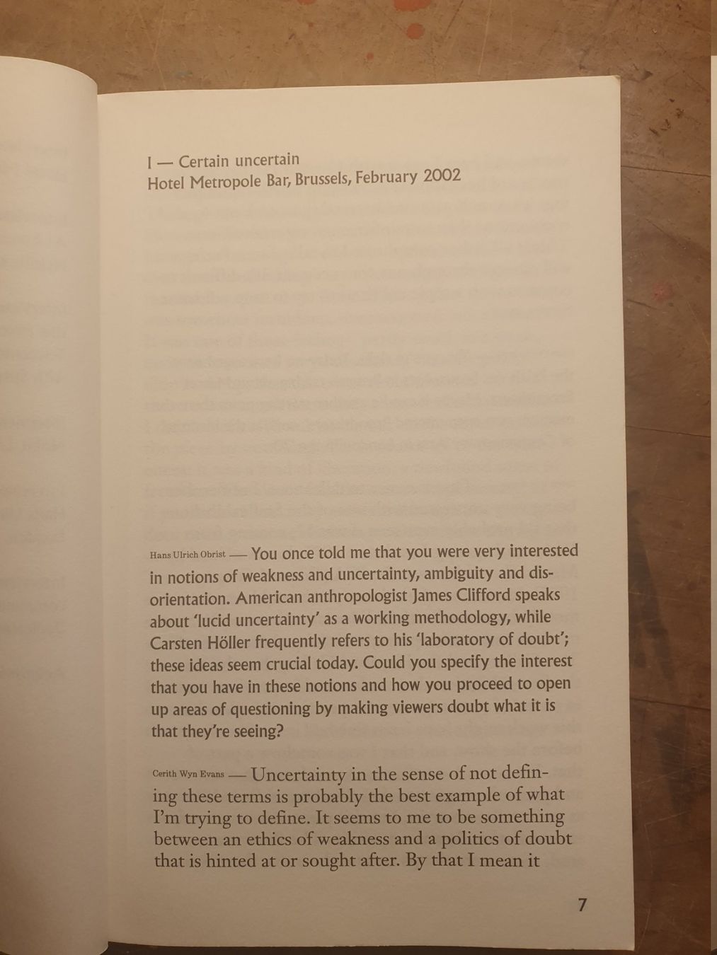 Libri: Hans Ulrich Obrist - Cerith Wyn Evans – Usato da Zürich venduto da loosebone 4