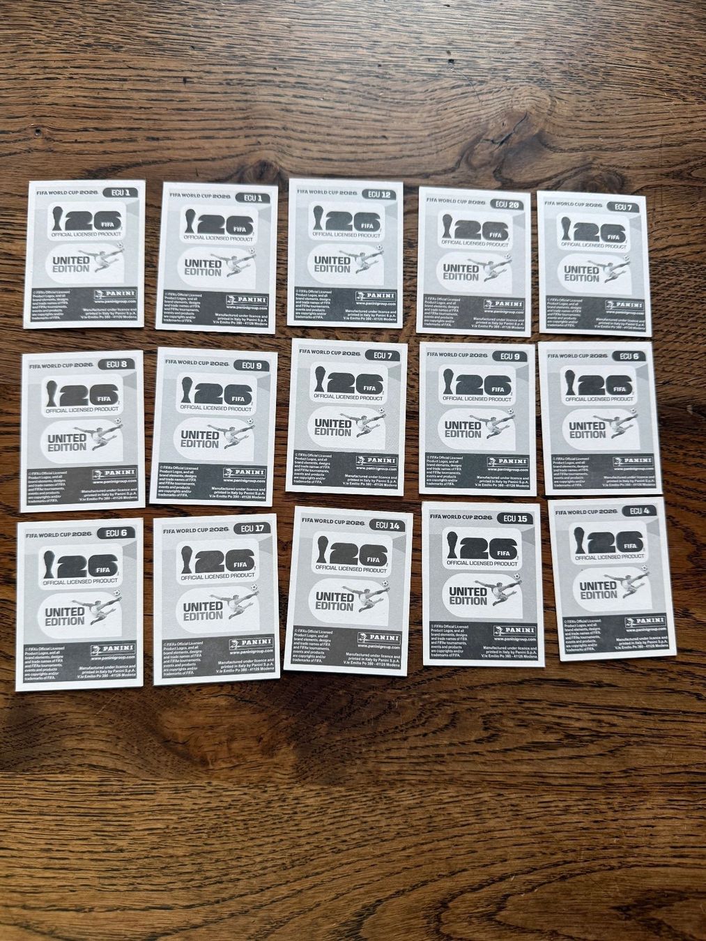Panini Sammelbilder & Trading cards: Panini Ecuador WM 2026 – Gebraucht aus Biel/Bienne von kuriju 1