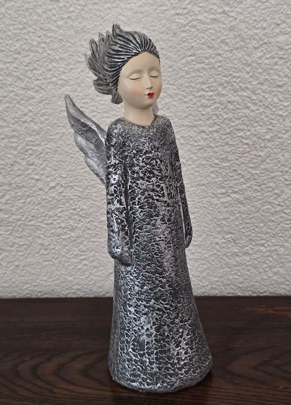 Alle Dekorationen: Dekofigur Engel Shabby Chic, Silber – Gebraucht aus Rheinsulz von Dred