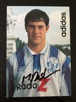 Autogrammkarte Mark Disler FCZ Spieler Jahrgang 1974 Grösse 