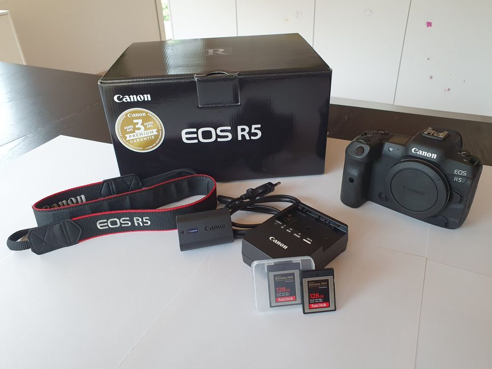 Canon EOS R5 Inkl. 2x Sandisk 128Gb, CF Card Reader Kaufen auf Ricardo