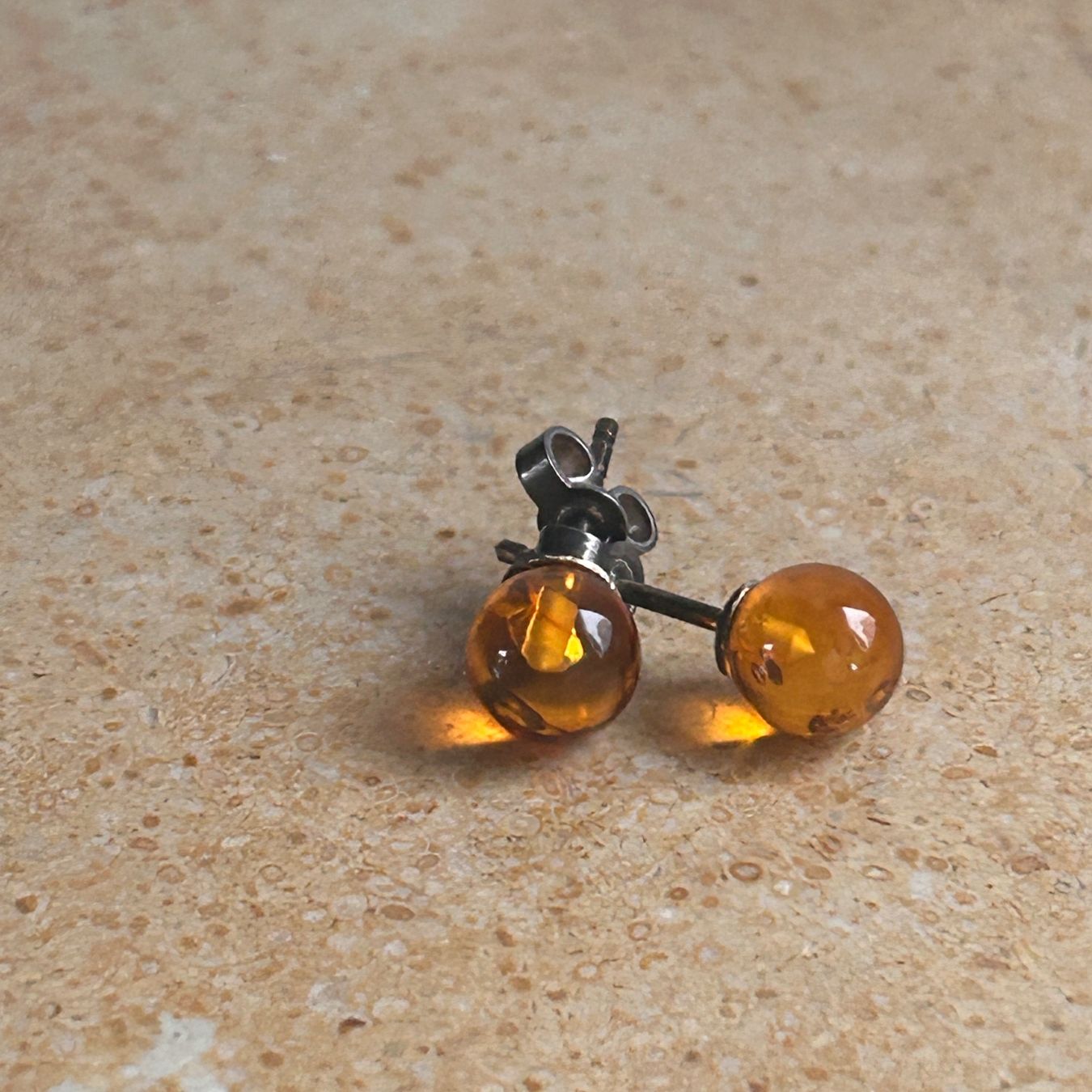 Orecchini pendenti & Orecchini a lobo: Ohrenstecker Bernstein  (0.5cm) – Usato da Dittingen venduto da Bellevista 1