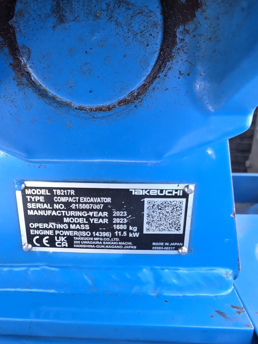 Takeuchi Escavatori: Takeuchi TB217R Kompaktbagger, Neuwertig – Usato da Lengwil venduto da x-rent 6