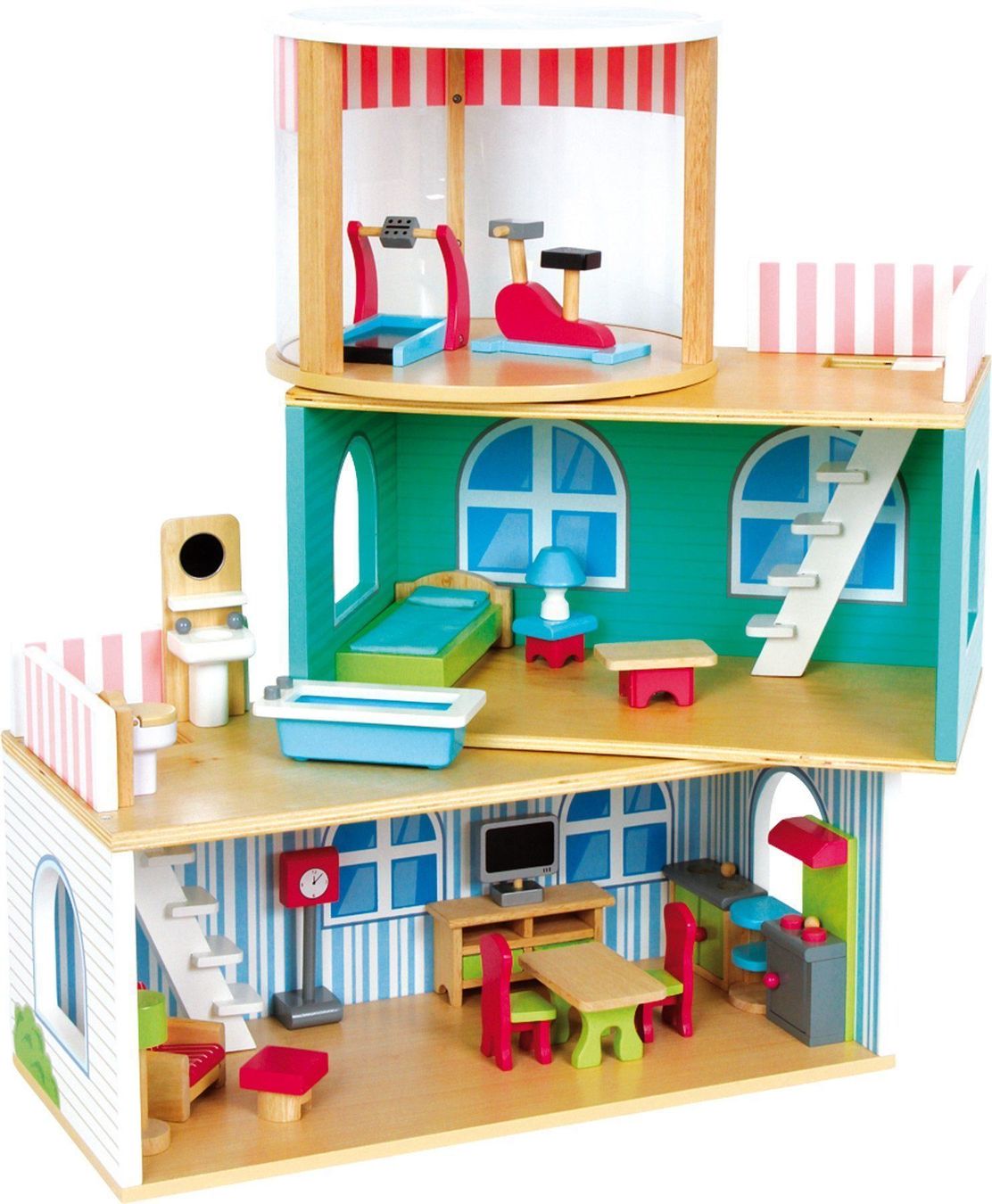 Puppenhäuser & -möbel: Puppenhaus Variabel – Neu und originalverpackt aus Biel/Bienne von Spiel-Markt