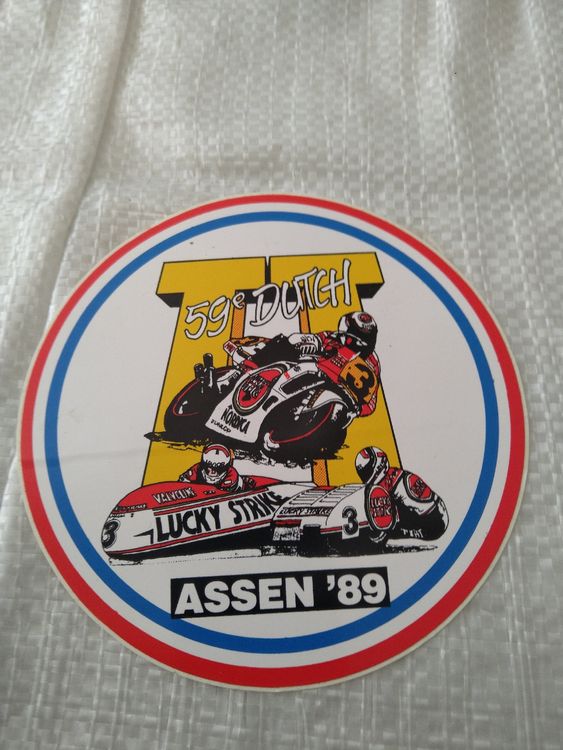 Sticker Moto GP Assen NL.1989/Dutch TT 59e | Kaufen auf Ricardo