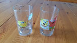 Kindertrinkgläser mit Schwammkopf, 2dl.