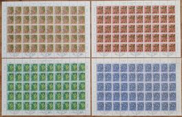 PJ Bogenserie 1974 mit ET-Stempeln, Postpreis 115.-