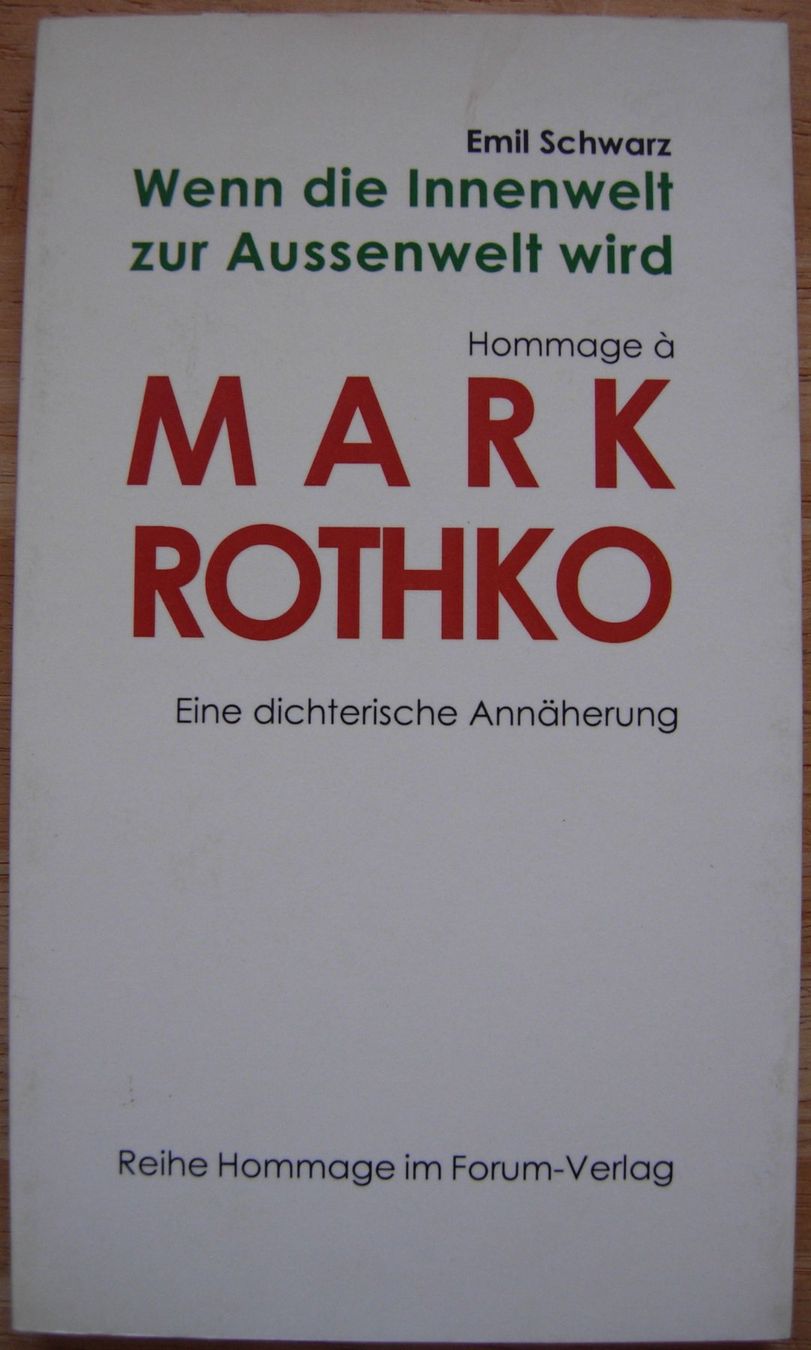 Libri: Buch - Mark Rothko von Emil Schwarz – Usato da Dübendorf venduto da rumpumpel