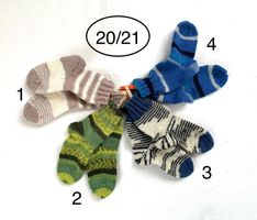 handgestrickte Socken, 20/21