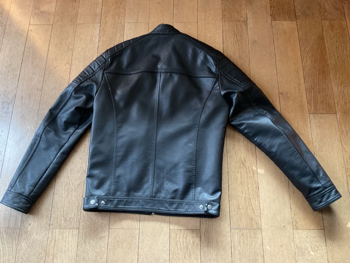 Jack & Jones Giacche: Herren Lederjacke Jack & Jones Gr. S schwarz – Usato da Trimbach venduto da Lexli11 5