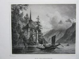 DIE TELLSKAPELLE  STAHLSTICH