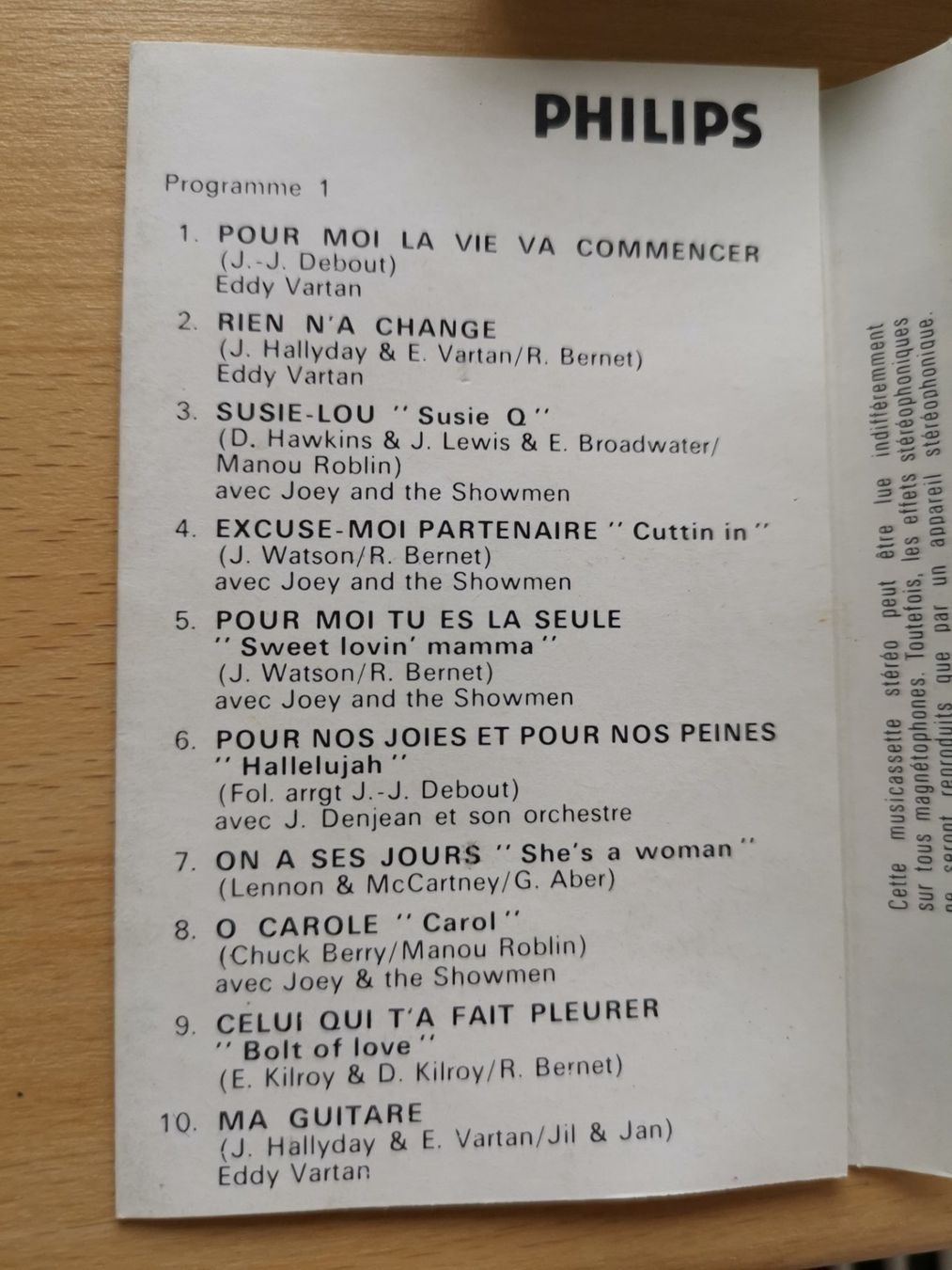 Musicassette: cassette audio Johnny Hallyday – Usato da Saignelégier venduto da jos_9dsj 3