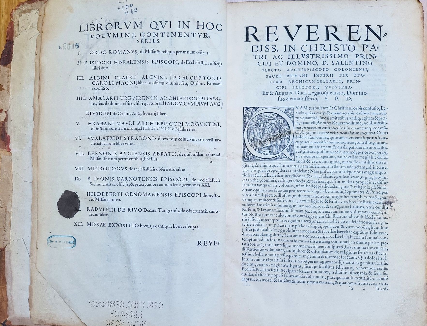 Libri: De Divinis Catholicae, antikes Buch von 1568 – Usato da Muttenz venduto da Mithrur 4
