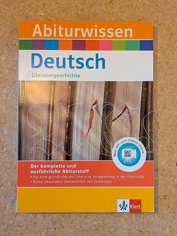 Libri: Abiturwissen Deutsch neuwertig – Usato da Zufikon venduto da Da_Maris