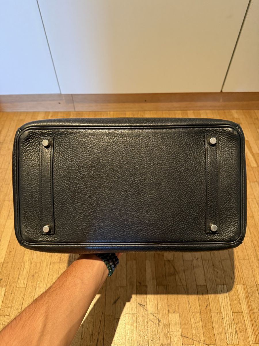 Hermès Taschen für Damen: Hermès Birkin 35 Black Togo 2005 – Gebraucht aus Genève von SG_73 5