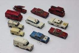 Matchbox Lesney Polizei, Ambulanz, Feuerwehr