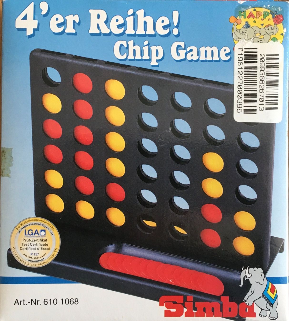 Giochi: Chip Game  4 er Reihe – Nuovo e nell'imballaggio originale da Zürich venduto da Buechi49