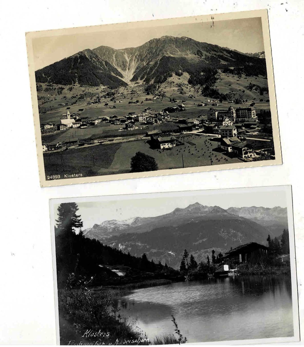 Cartoline postali: 2 Karten Klosters – Usato da Sulz AG venduto da Oberdanne8