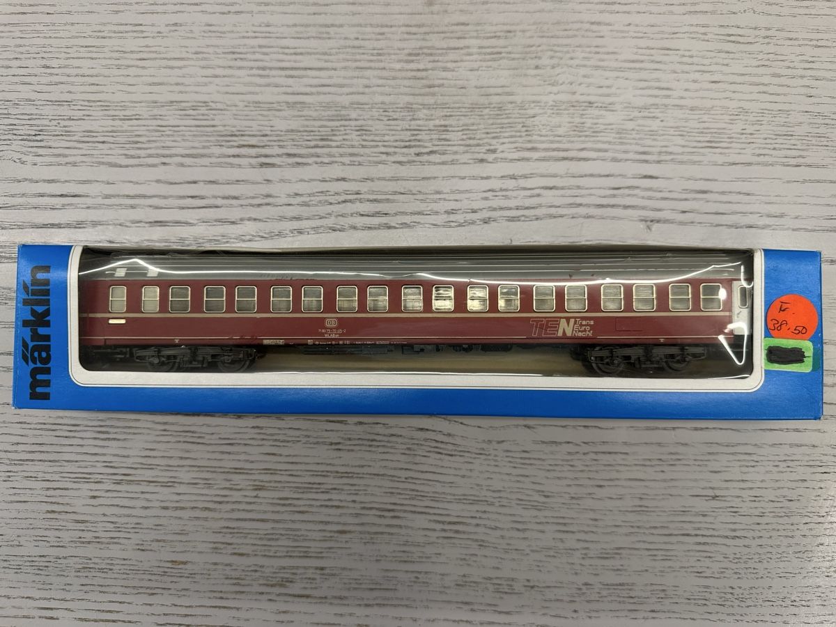 Märklin Modellini di ferrovie: Märklin 4150 DB TEN Sclafwagen – Usato da Lupsingen venduto da New-Haven 4