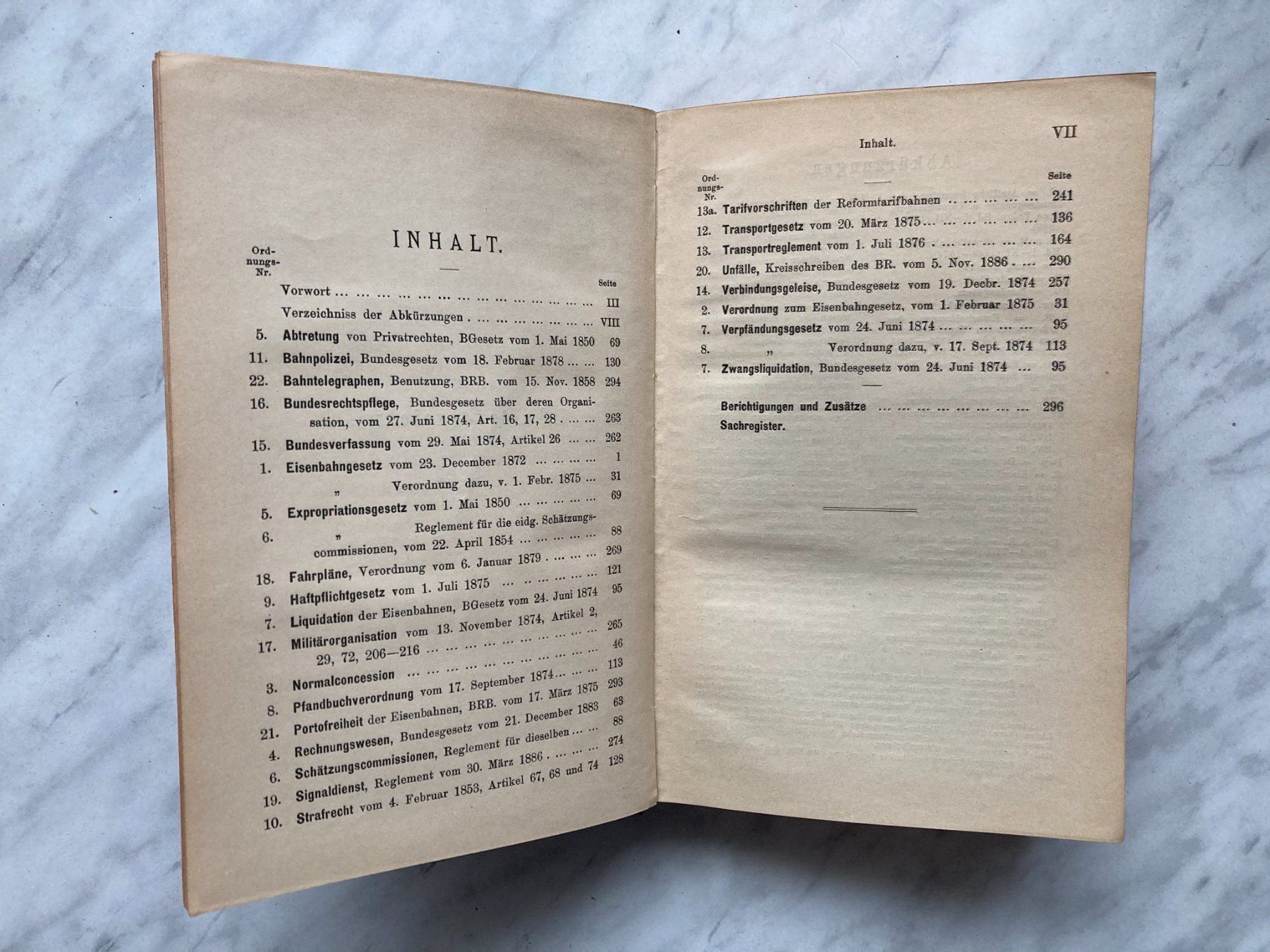 Libri: Die Eisenbahn Gesetzgebung des Bundes – Usato da Mirchel venduto da buecher_wurm 3