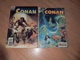 Lot de 2 album Conan le barbare édité par Semic 