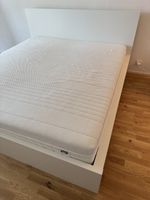 IKEA Malm Bett Weiss mit Lattenrost 180cm
