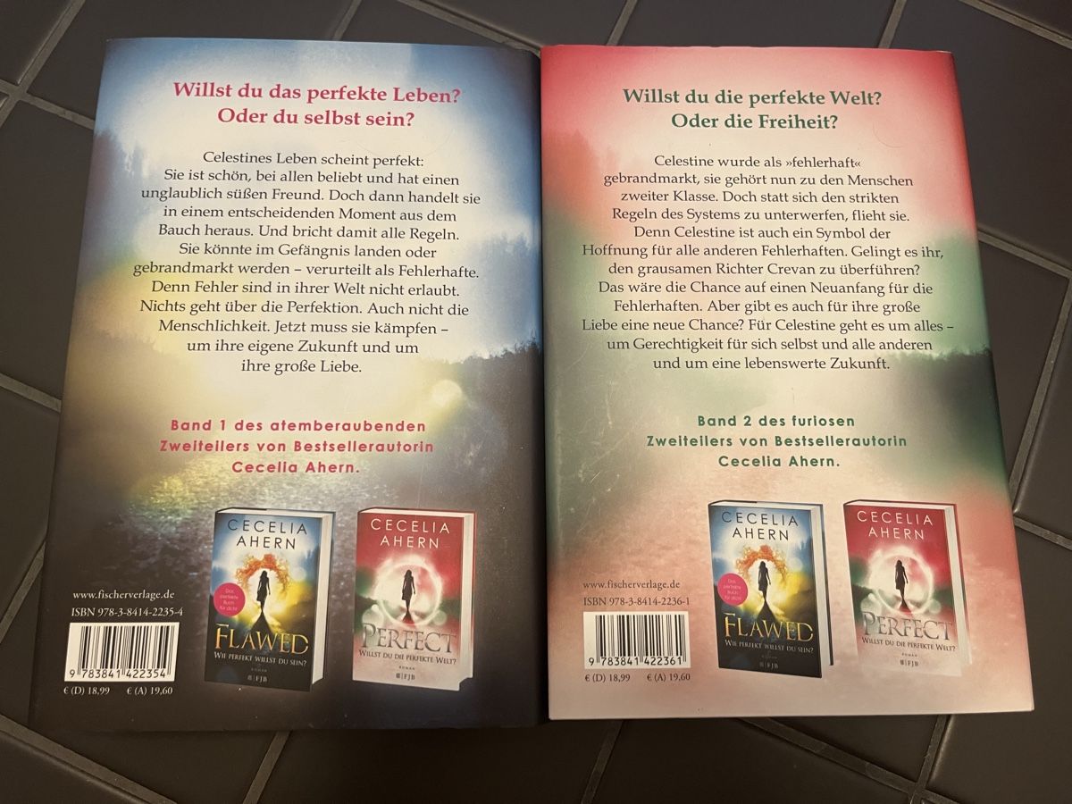 Bücher: Cecelia Ahern - Flawed & Perfect – Gebraucht aus Dallenwil von vani_lia 1