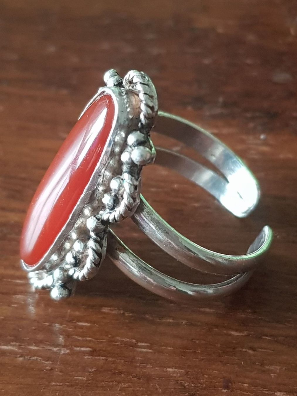 Ringe: KARNEOL DAMENRING 975 STERLING SILBER – Neu (gemäss Beschreibung) aus Root von LifestyleAccessoires 2