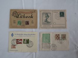 Sonderpostkarten und -marken 1948 bis 1959
