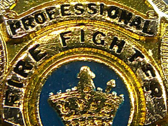 Placchette & Badge: PROFESSIONAL FIRE FIGHTER PIN GLASIERT – Usato da Ettingen venduto da Hausi4711 1