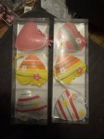 Lot de 2 décorations de Noël coeur maman