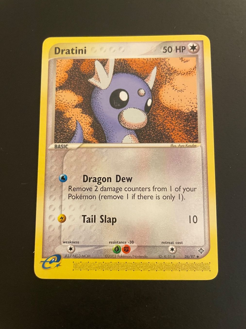 Pokémon Carte collezionabili: Dratini ex Dragon 26/97 – Usato da Zürich venduto da pokemon_cards