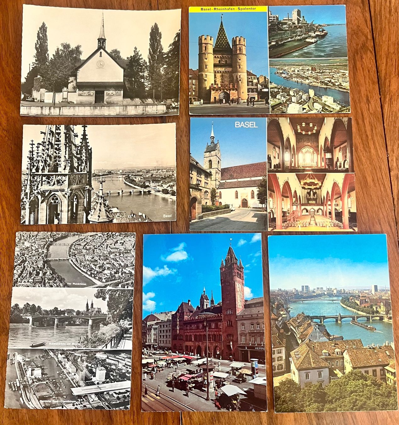 Cartoline postali: 7 Ansichtskarten Basel ungelaufen – Nuovo (secondo la descrizione) da Basel venduto da so1_nf6l